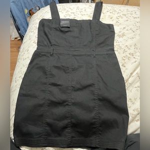 Black Overall Dress